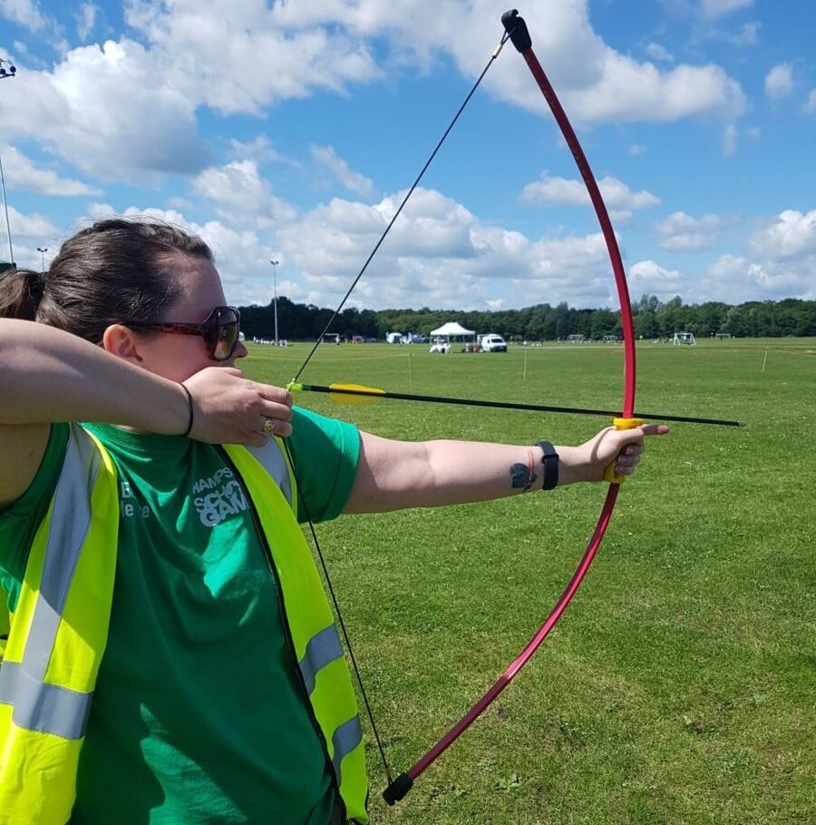 Emma trying Archery - falling back in love with exercise