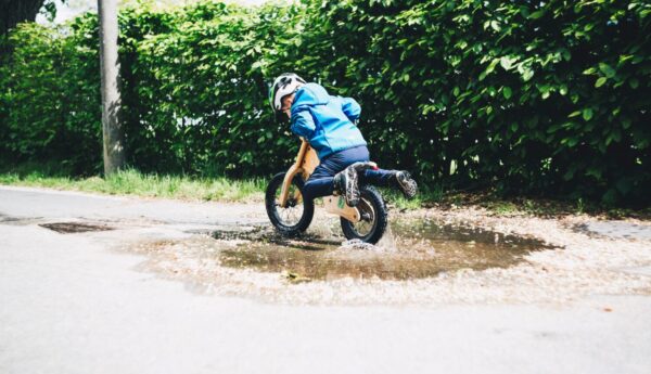 Boy Cycling