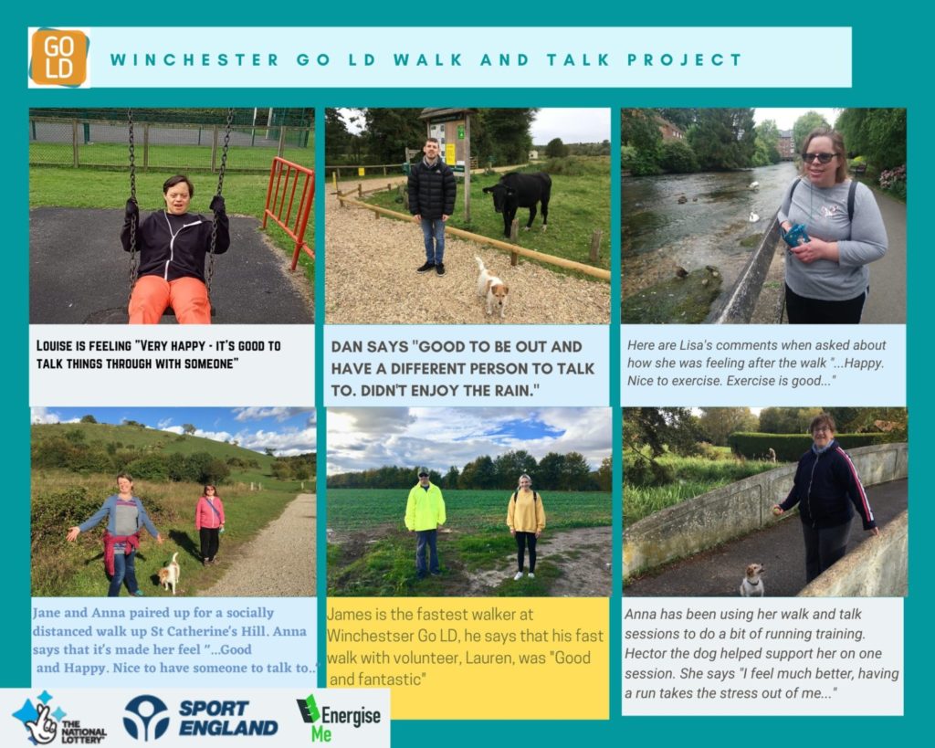 Winchester Gold members on walk and talks