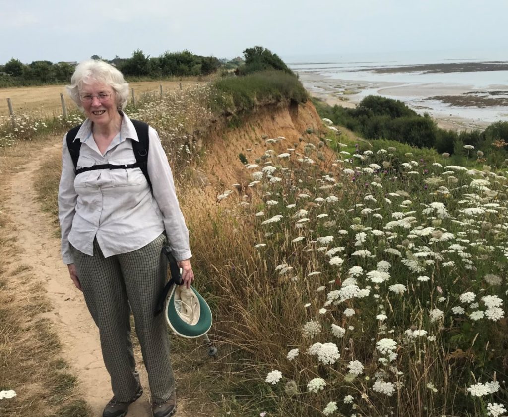 FolkActive online dance classes member Rosalind on a walk