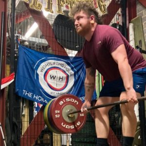 Jared weightlifting