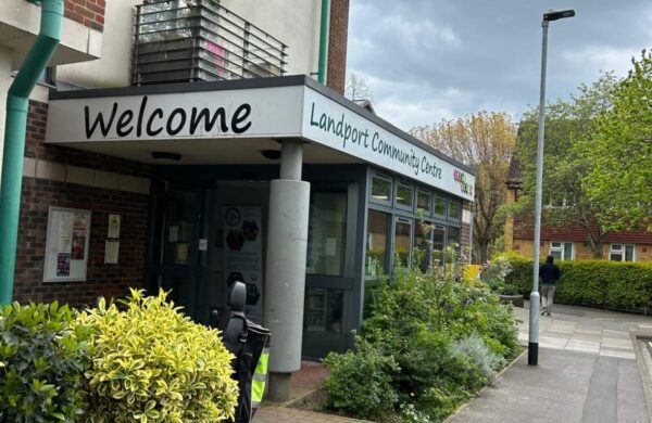 The outside of Landport Community Centre